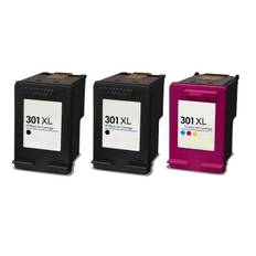 3 Compatible Encre Cartouche pour HP 301 XL Officejet 2620 2622 e-All-in-One 4634 Deskjet 2540