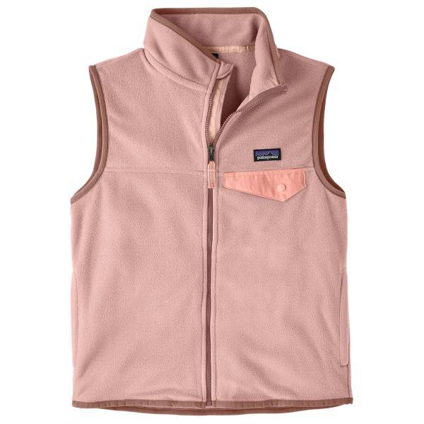 Patagonia Kid's Micro D Snap-T Vest Fleecevest Børn størrelse L farve pink