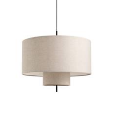 New Works l Taklampa Margin Pandel Beige Ø90