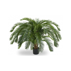 Stor kunstig Cycas palme H100 cm - Grøn