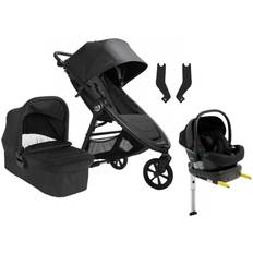 Baby Jogger City Mini GT 2.1 Duovagn inkl. Beemoo Route Babyskydd & Bas, Opulent Black/Black Stone