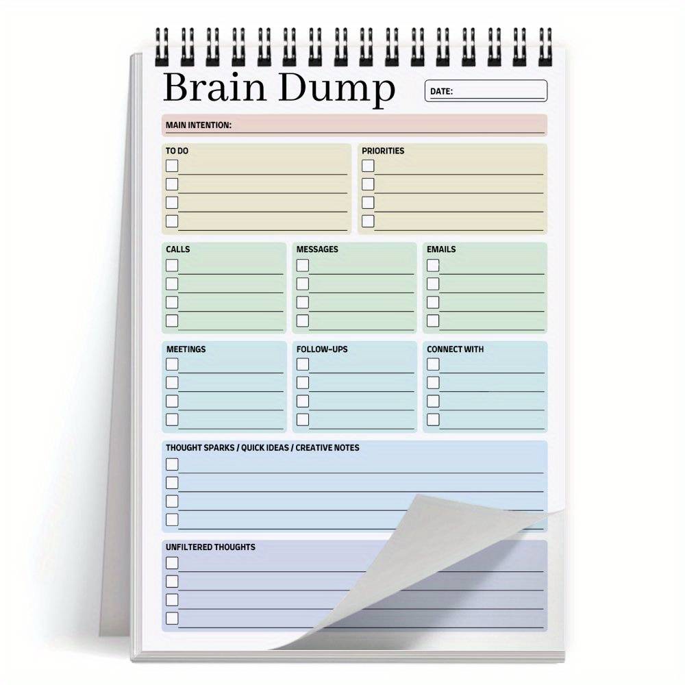 1pc , To Do List Notepad, Spiral Daily Planner Notebook, Productivity Planner, Adhd Planner, Organizer