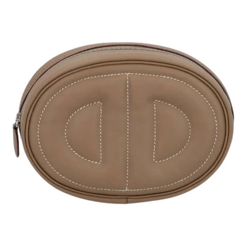 Hermès Vintage Pre-owned bæltetaske - Vintage - Dame - Beige - ONE SIZE - Uld