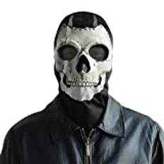 PARTYGEARS Spökmask skalle full ansiktsmask MW2 cosplay kostym mask för sport halloween cosplay