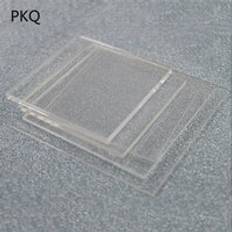 Plexiglas genomskinlig klar plastskiva akrylskiva 1mm akryltjocklek perspexskiva skuren plastskiva - 12 x 12 cmx 10 st