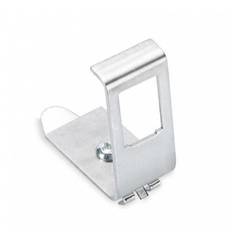 RJ45 DIN-skinne adapter til 1xRJ45 Keystone moduler Metal