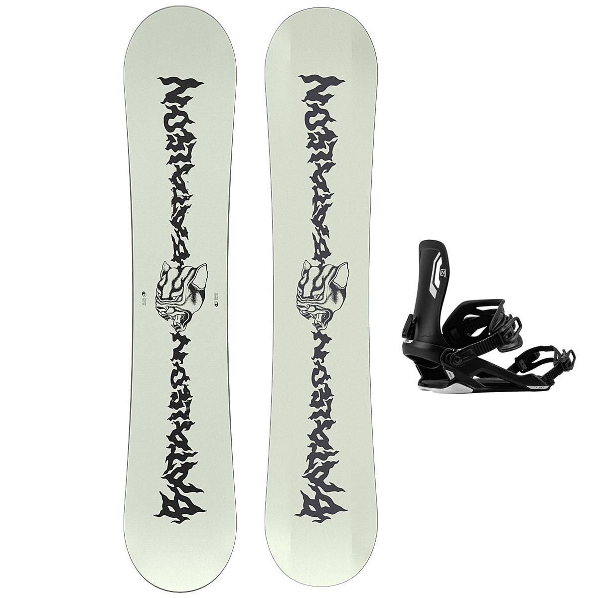 Bataleon Snowboard Set - Mens Disaster 153W + Nitro Talent Black L