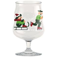 Holmegaard × Mikkeller Universal Beer Glas 2025 40 cl - Klar med dekoration