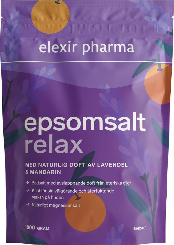 Elexir Pharma Epsomsalt Relax, 1000 g