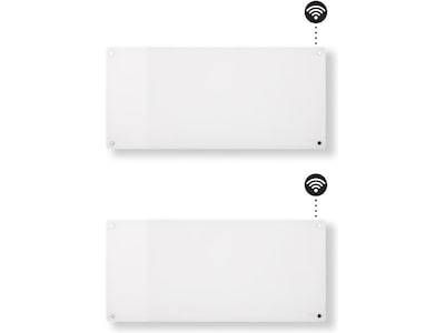 Mill Glass WiFi Gen 3 panelovn 1000W 2-pak (hvid)