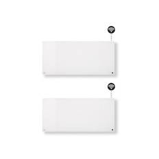 Mill Glass WiFi Gen 3 panelovn 1000W (hvid) 2-pack