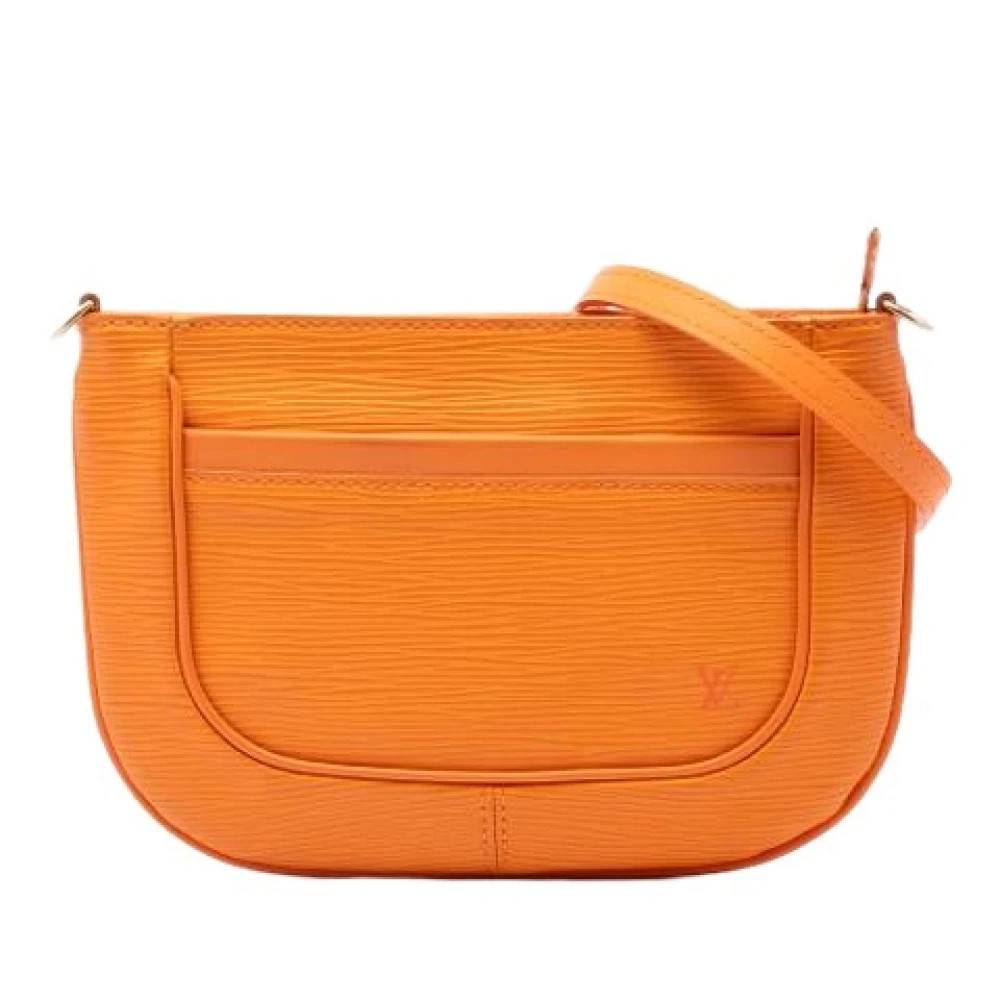 Louis Vuitton Vintage Pre-owned Epi Læder Crossbody Taske - Vintage - Dame - Orange - ONE SIZE - Læder