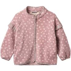 Wheat Fleecejakke Ellena Str 116 cm / 6 år - Rosewood Dots Termojakker Polyester hos Magasin