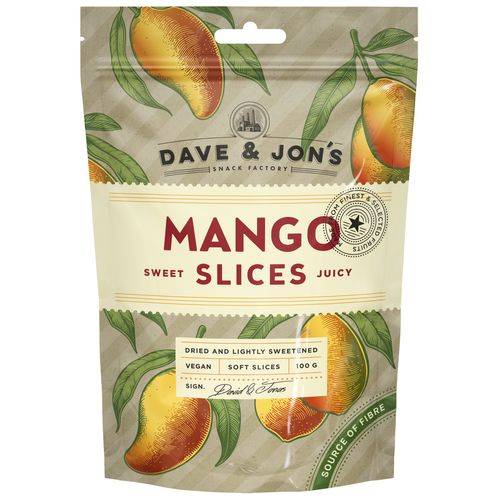 Dave & Jon´s Mango Torkad frukt 100 g