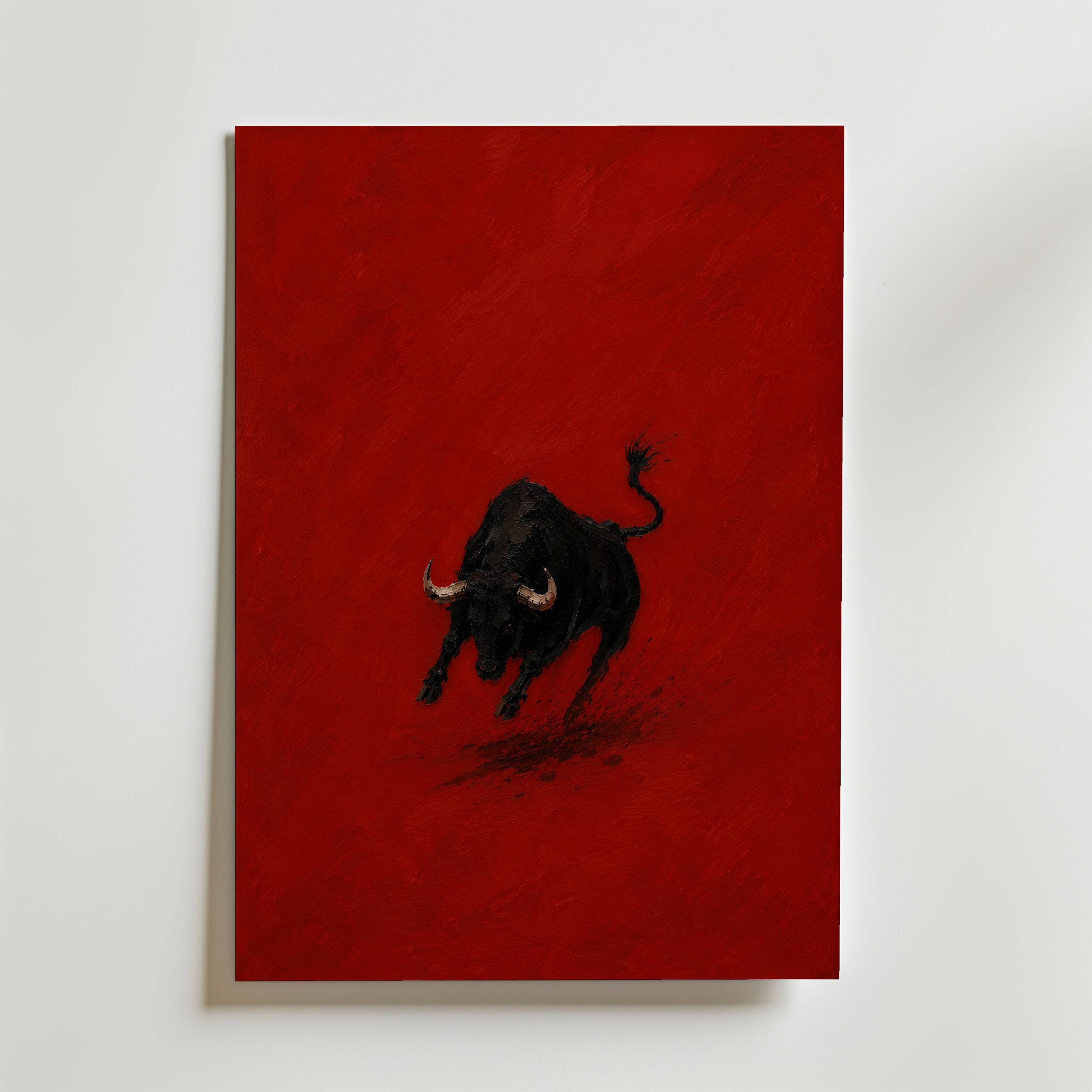 Red Bull Poster - Fine Art Poster 70x100 cm Utan passepartout