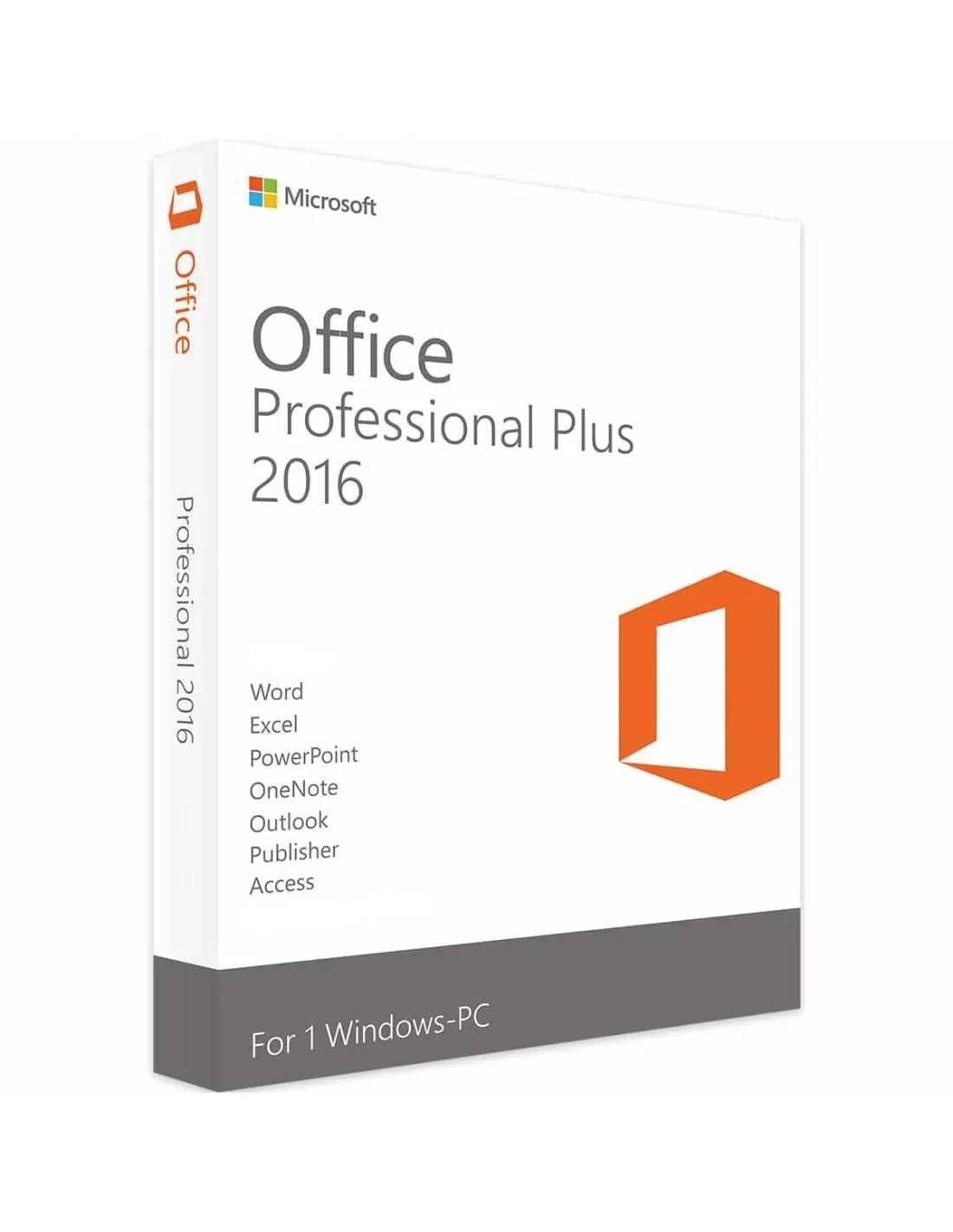 Office 2016 Professional Plus - Knyt til MS-konto - Dansk