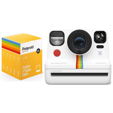 Polaroid - Now + Gen 2 Camera White + Color film I-Type 40-pack - Bundle - Fri fragt og klar til levering - Prismatch