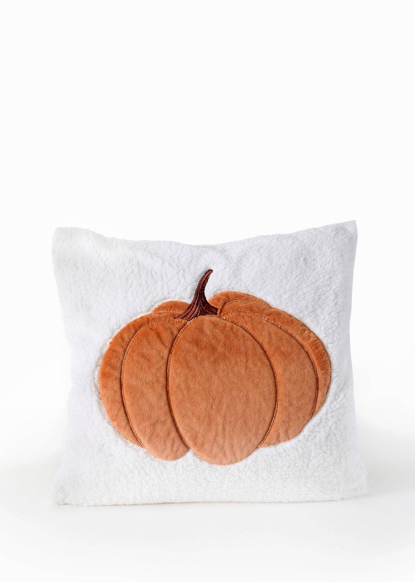 Kuddfodral med pumpamotiv