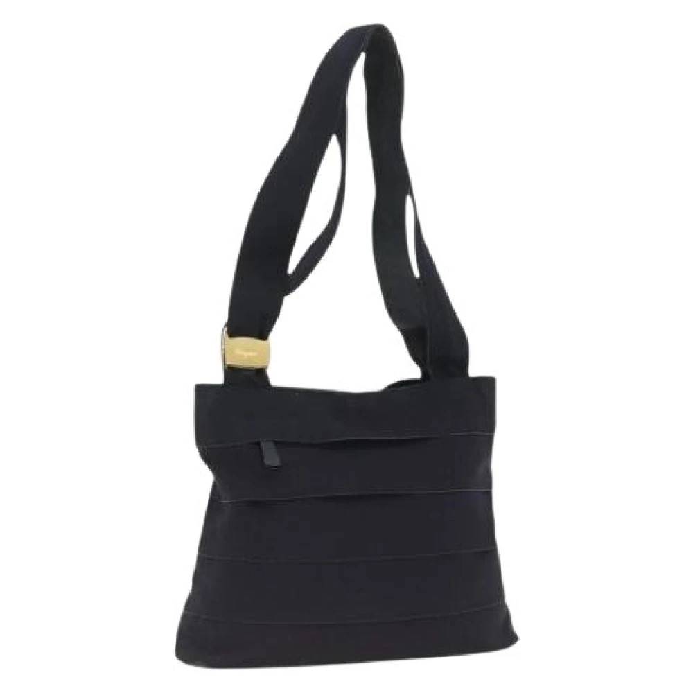 Salvatore Ferragamo Pre-owned - Pre-owned Canvas Tote Bag Vintage - Dam - ONE Size -