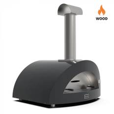Moderno 5 Pizze Grå - Vedeldad pizzaugn - Alfa Forni - Stor - 5 pizzor samtidigt