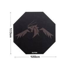 DUTZO Fushi Gaming Floor mat - Sort / Brun