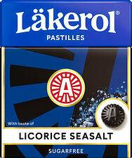Läkerol Licorice Seasalt sockerfri Ahlgrens