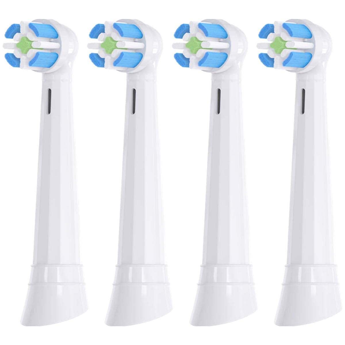 Rebrush Replacement Brushes for iO Series Electric Pack of 4 Oral-B Toothbrushes, White, vit