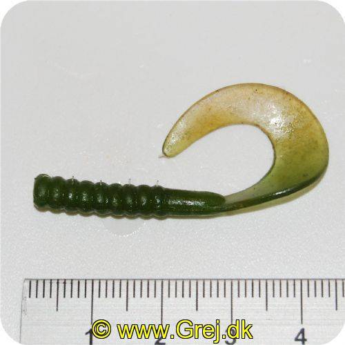 Jig haler - En livlig Jig Hale. Halerne er 45 mm - Farve : Grøn