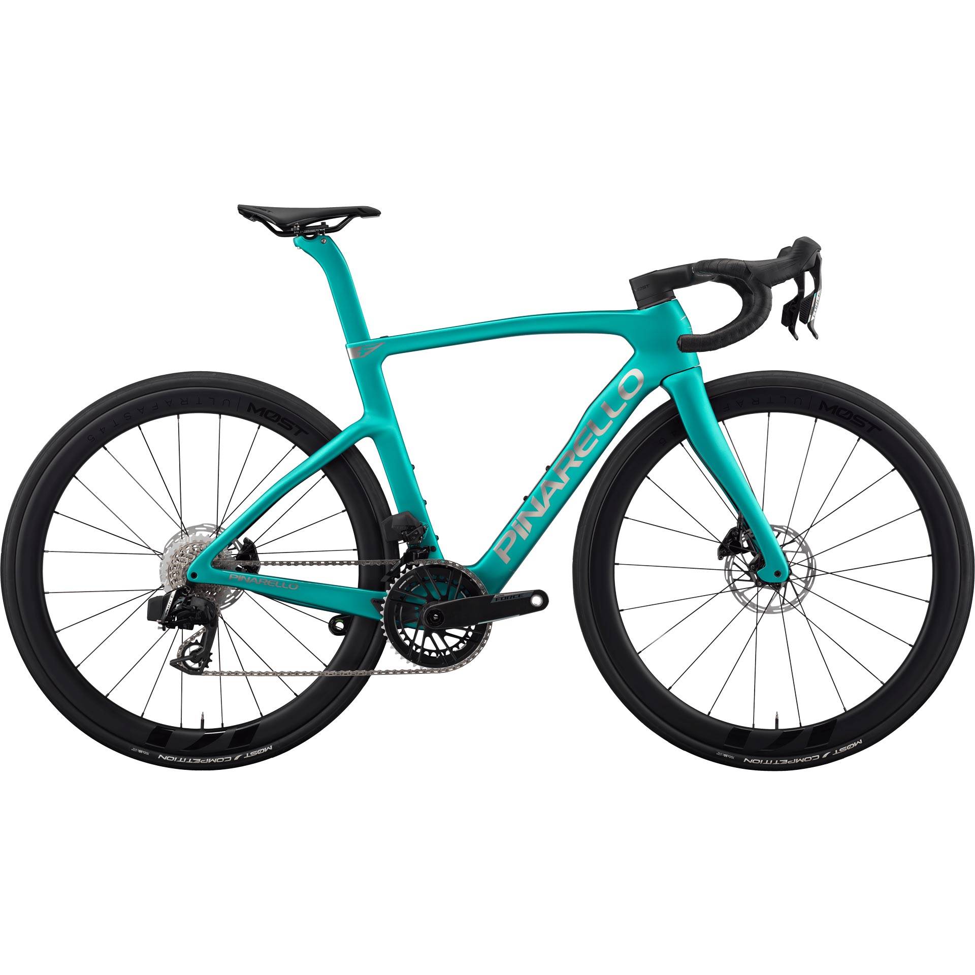 Pinarello New Dogma F 2026 - SRAM Force AXS, 2x12sp - MOST Ultrafast 45 - 044 / 51.5 / formula green matt (51.5)