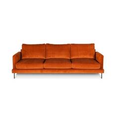 3-SITS SOFFA i orange