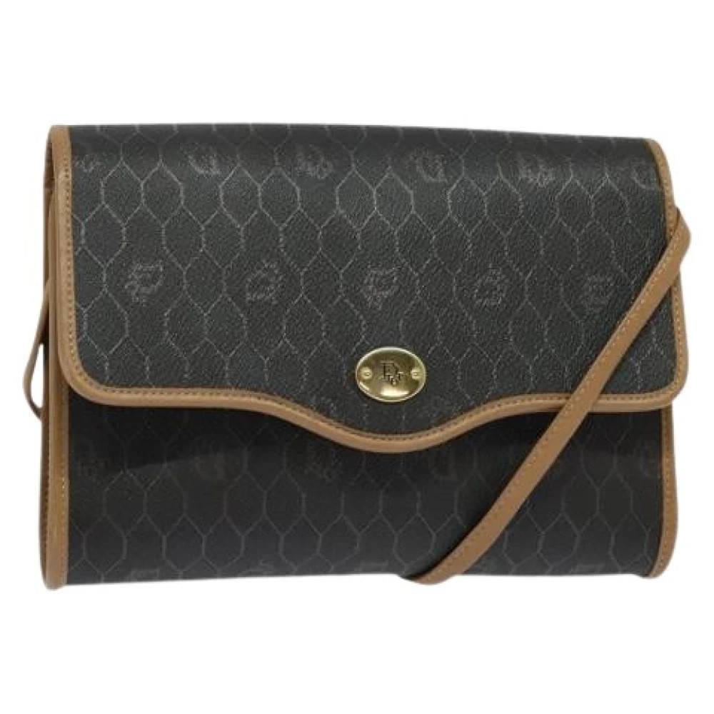 Dior Vintage Pre-owned Vintage Skuldertaske - Vintage - Dame - Sort - ONE SIZE - Uld
