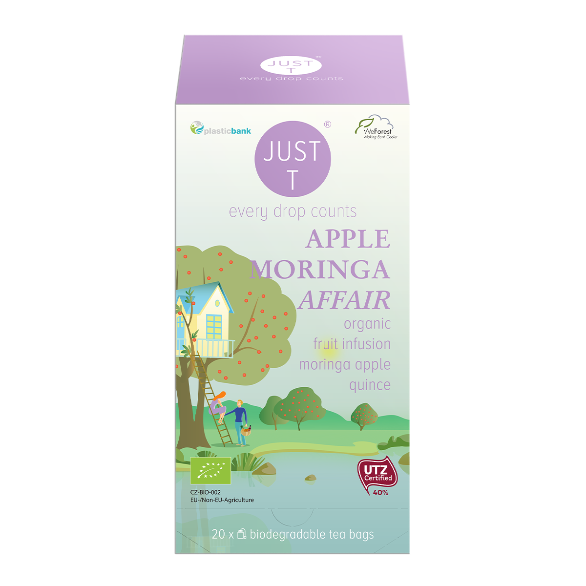 Just T Apple Moringa Affair Brev te