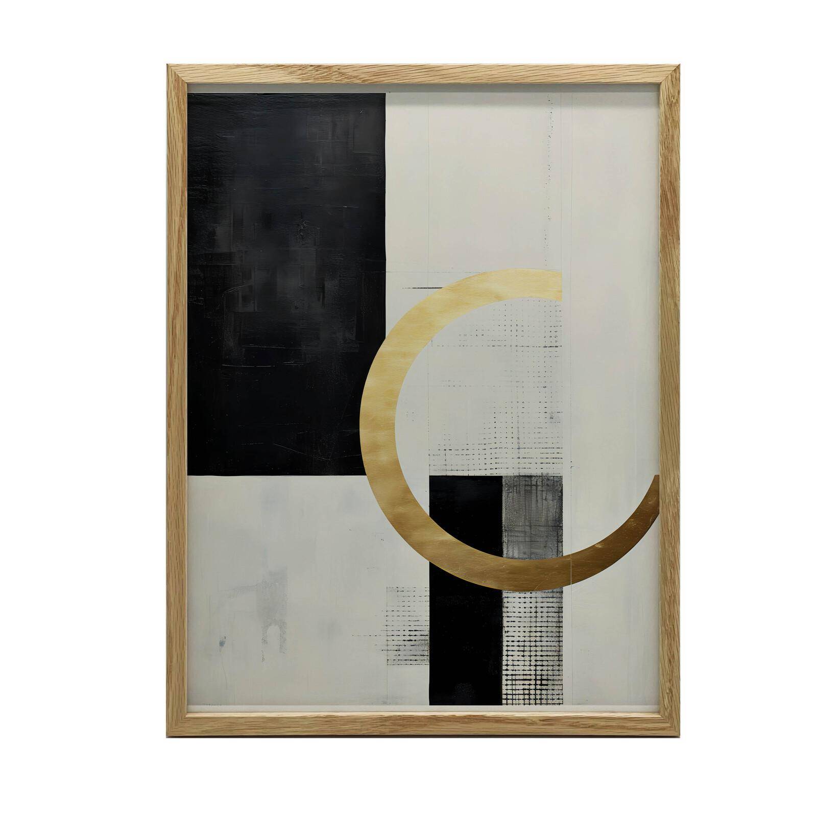 Geometri mot Oändlighet Geometri mot Oändlighet, 50X70 Cm, Guld Aluminiumram, Matt Papper 230 Gsm 54