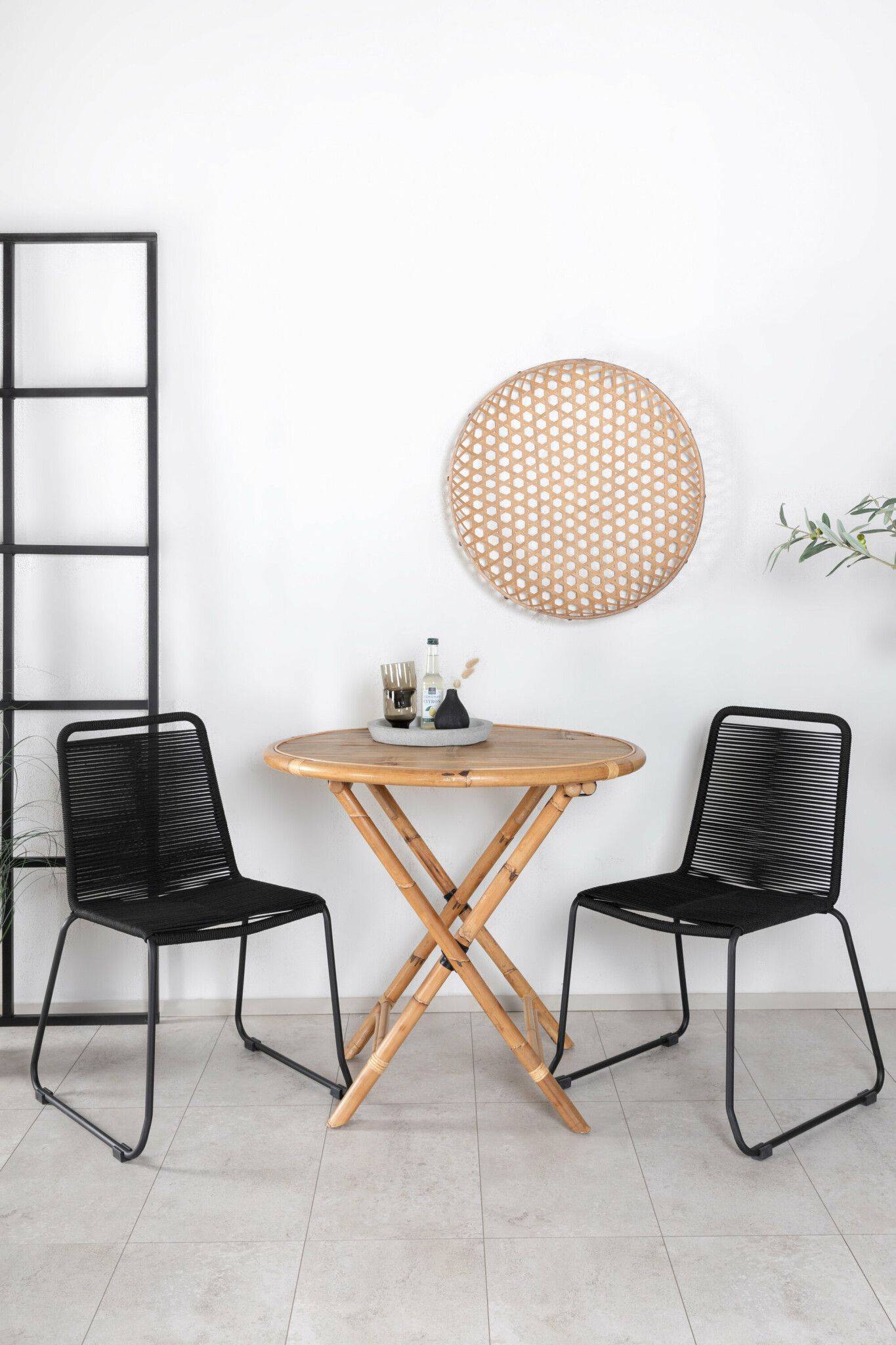 Matgrupp Cane med stolarna Lindos