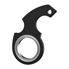 Nyckelring Spinner - Nyckelring Spinner Fidget Toy | Nycklar Spinner Nyckelring Fidget Ring Leksak | Bärbar Nyckelring Spinner för fingerträning | Rolig Finger Spinníng Nyckelring | Spinníng