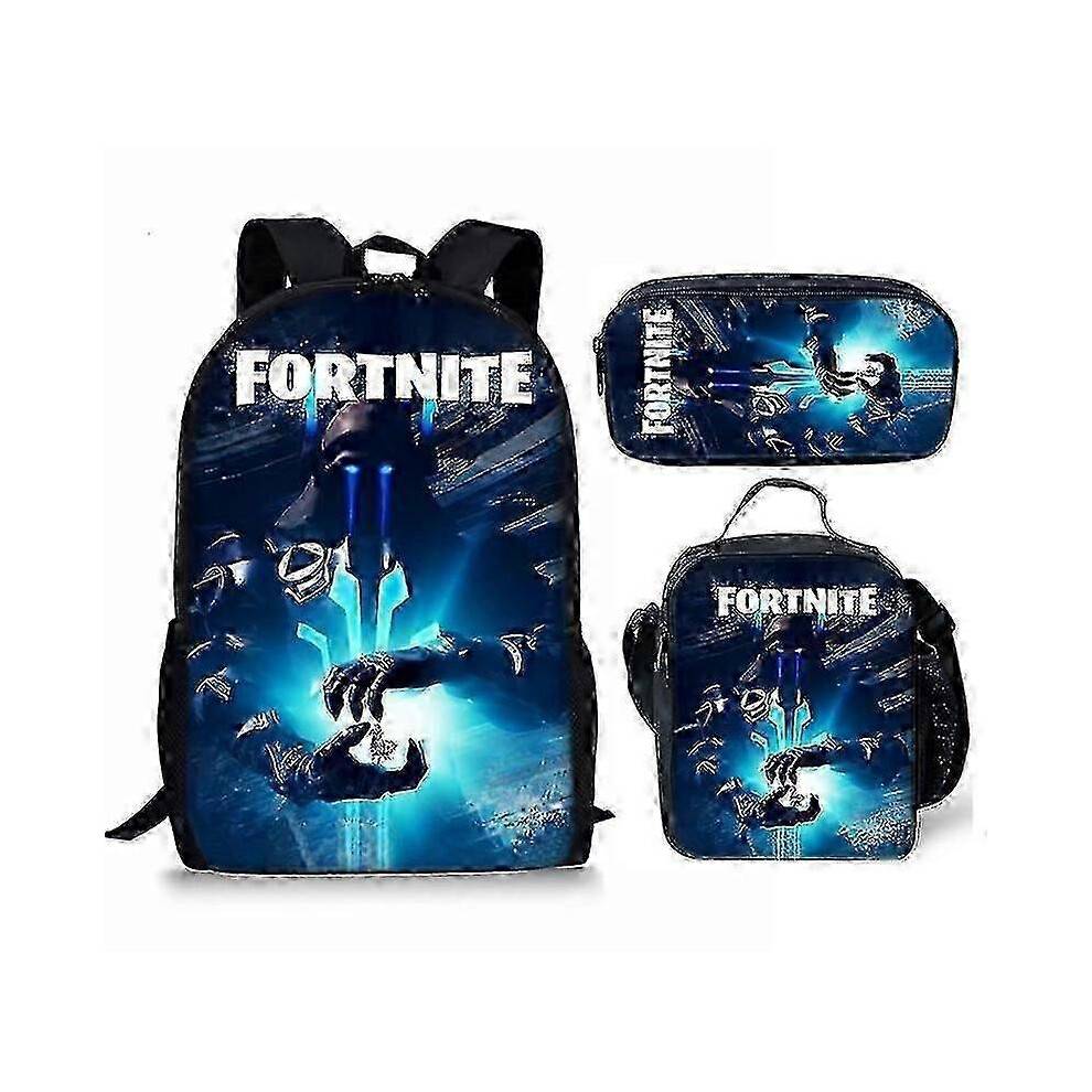 (Only a backpack, 32) Fortnite Printed School Bag Children's Backpack Or Satchel Or Pen Bag Or Three-piece Set