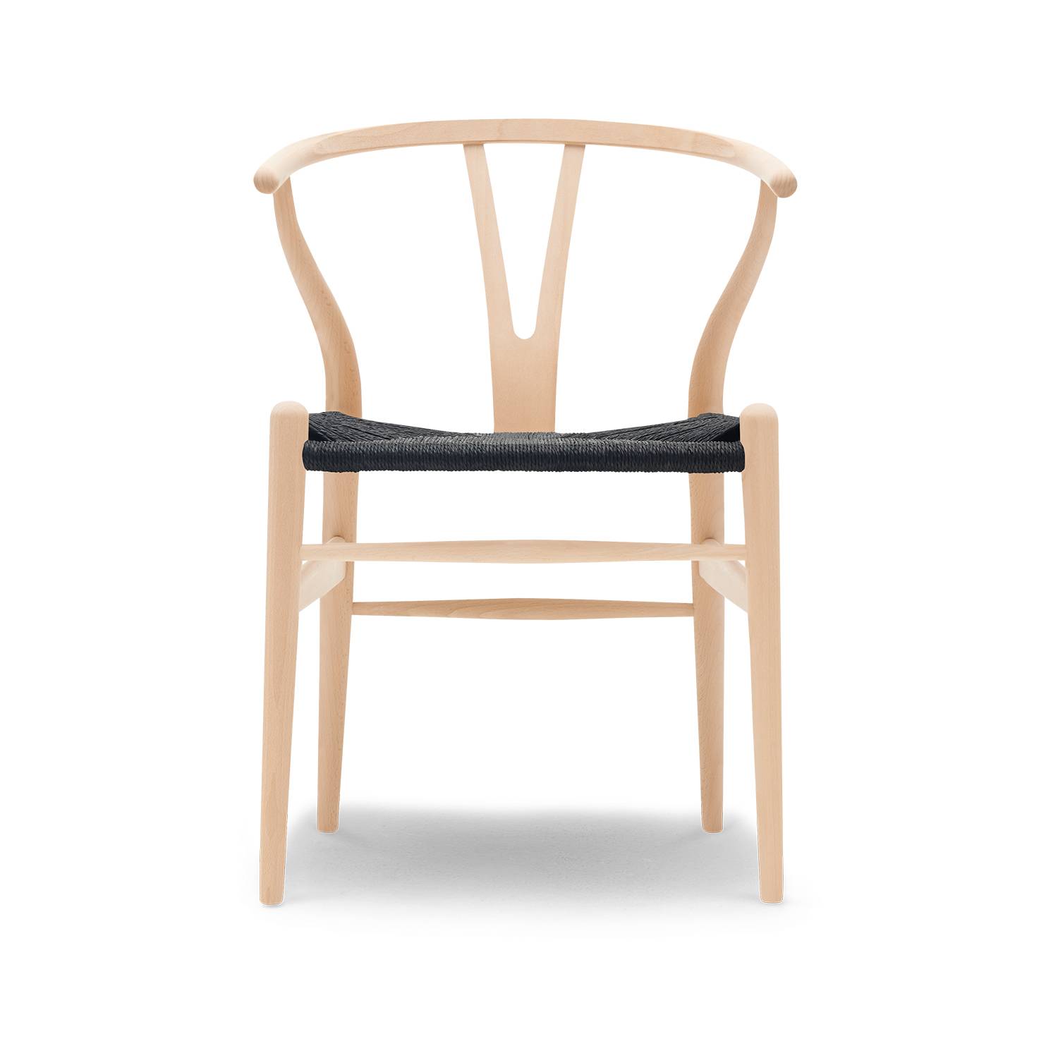 CH24 Y-stol af Hans J. Wegner Bøg Sæbe Sort papirgarn