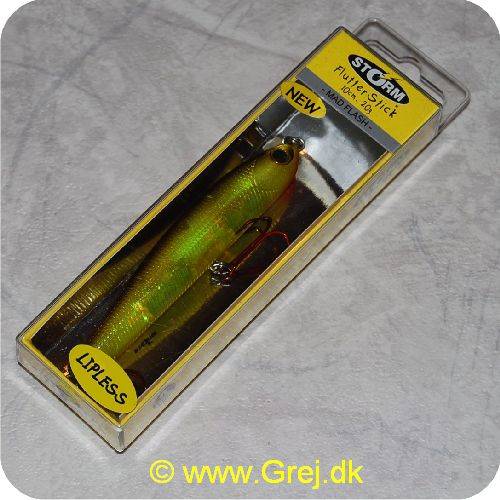 Flutterstick Madflash - synkende - 10cm/20gram - Holo - Olive/chartreuse
