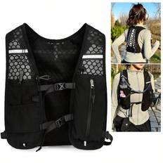Running Vest, Small Hydration Vest(Only Backpack) Lightweight, Breathable And Sweatproof Running Backpack, Adjustable Running Hydration Vest For Trail - Black