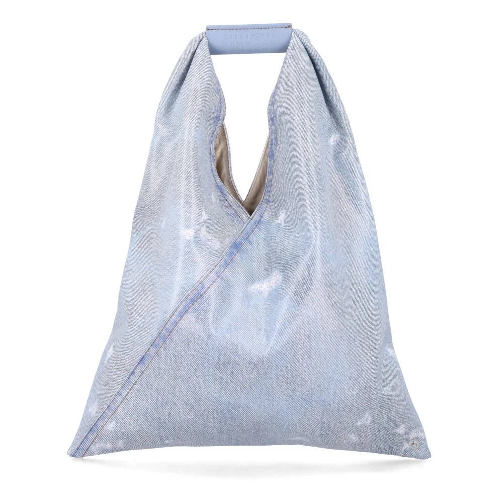 MM6 Maison Margiela Japanese Bag Classic - Tasker - Dame - Blå - ONE SIZE - Bomuld