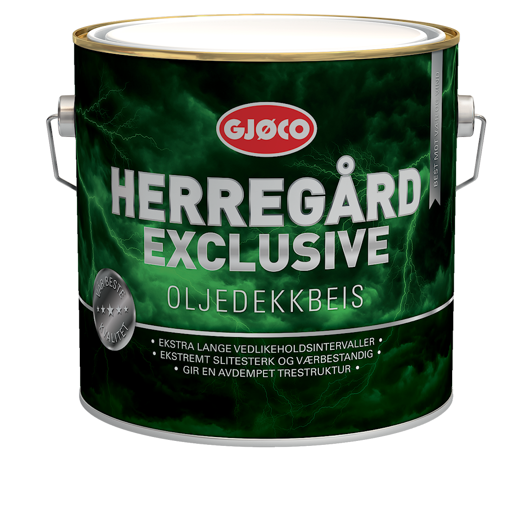 Gjøco Herregård Exclusive Oljedekkbeis: Oljetäcklasyr 9 liter