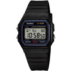 Casio F-91W-1YEG Youth LCD/Gummi Ø33 mm