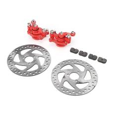 140mm Gas Rear Disc Brake Caliper Pad Set Fit for Electric Scooter ATV 49CC