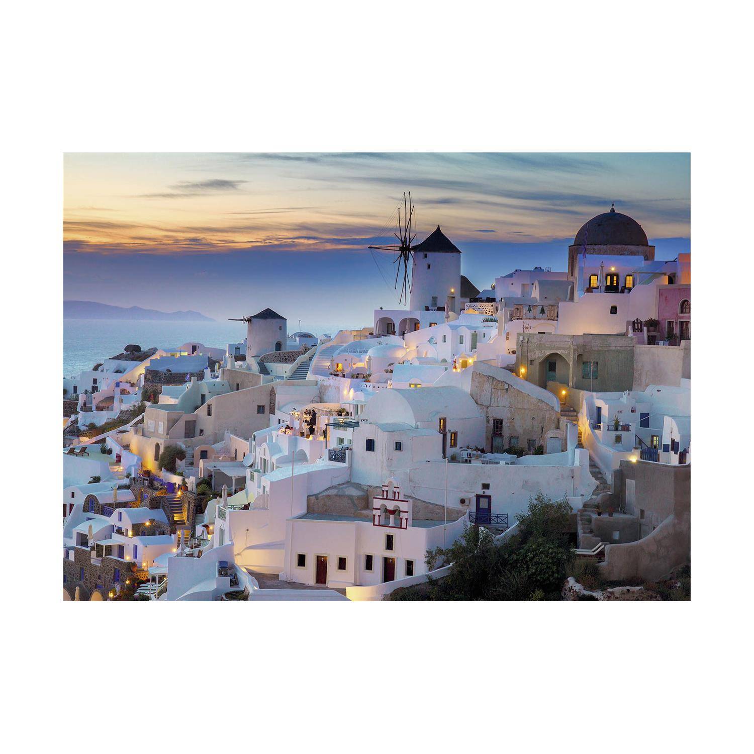 Puzzle: Greece - Evening in Santorini (1000 pcs)