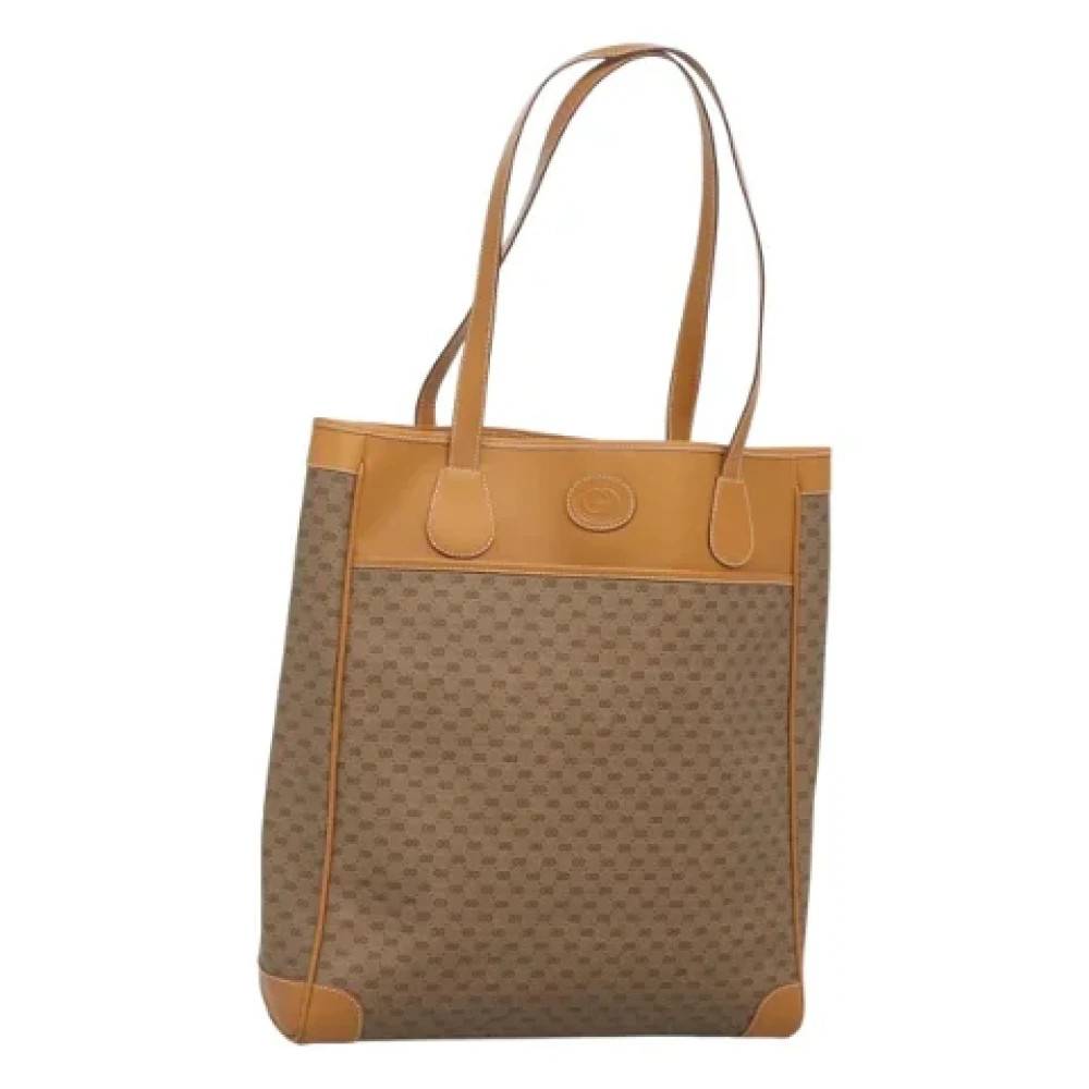 Gucci Vintage Pre-owned Laeder gucci-tasker - Vintage - Dame - Beige - ONE SIZE - Uld