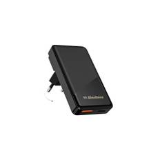 USB-laddare C 65 W, Elexlinco snabbladdare USB C GAN kompakt vikbar med 2 portar, kompatibel med MacBook Pro/Air, iPad Pro, iPhone 15/Pro, Samsung Galaxy S24/S23, Pixel, Apple Watch och mer (svart)