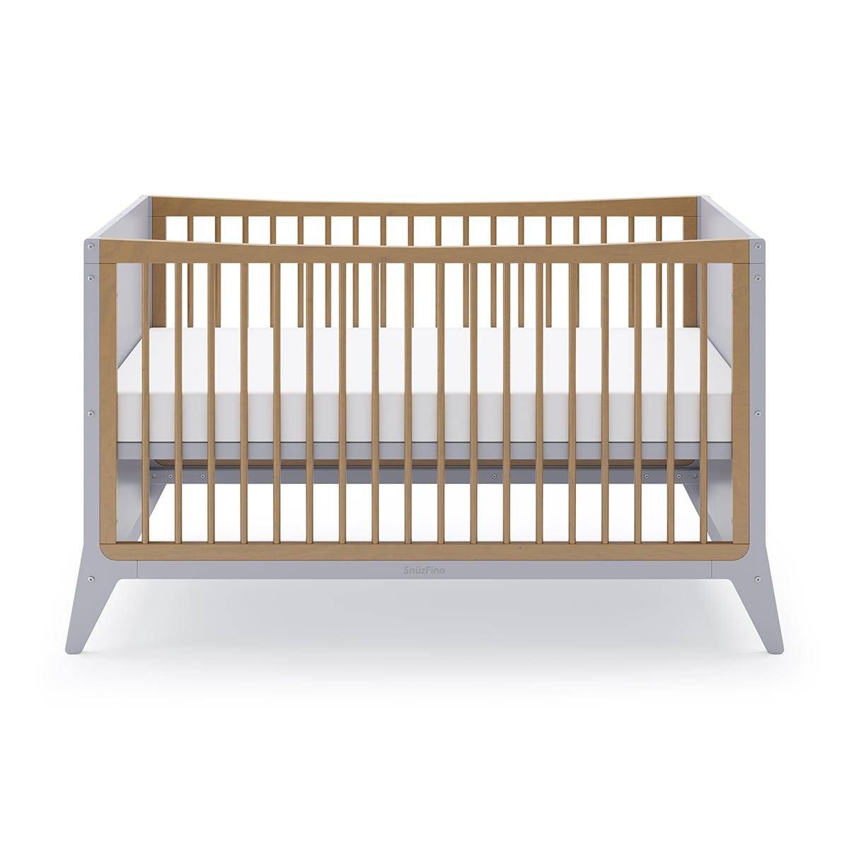 SnuzFino Cot Bed - Dove - Cot Bed Only