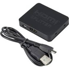 4k hdmi 1 x 2 splitter switch switcher full hd 1080p video hdmi split 1 in 2 ut förstärkare dubbel skärm för hdtv dvd för ps3 xbox