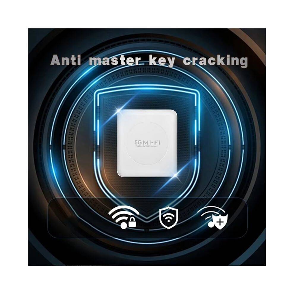 5G WiFi 6 Pocket Wifi Router with SIM Card Slot Wireless Mobile Hotspot Mifi Router Support 10 Users for Travel Office