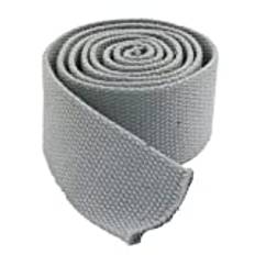 DTKJ Ryggsäck i bomull, polyester- och bomullsremmar gör-det-själv utomhus militär träningsväska rem, 10 meter/rulle, Grå, 50mm,